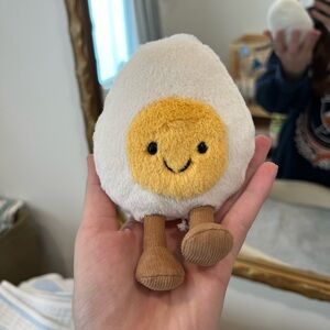 Jellycat Amuseables Happy Hardboiled Egg- New With Tags